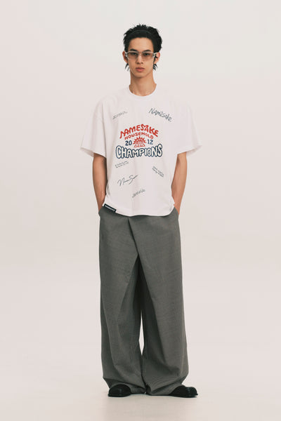 TOBI OVERSIZED CHAMPION TEE FREE WHITE