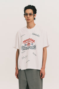 TOBI OVERSIZED CHAMPION TEE FREE WHITE