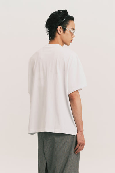 TOBI OVERSIZED CHAMPION TEE FREE WHITE