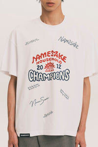 TOBI OVERSIZED CHAMPION TEE FREE WHITE
