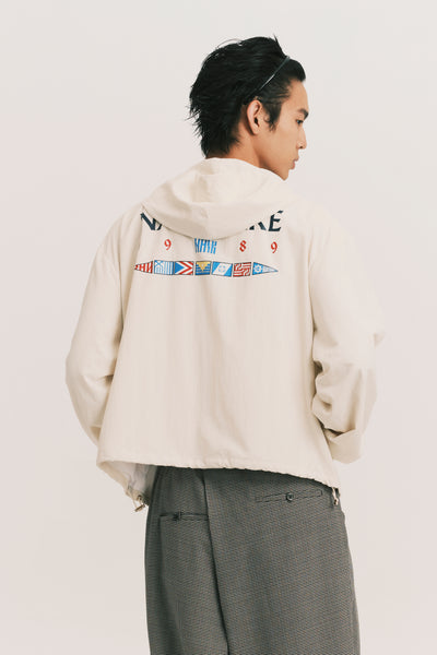 YACHT ZIP HOODIE CANNOLI CREAM