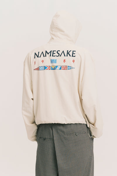 YACHT ZIP HOODIE CANNOLI CREAM