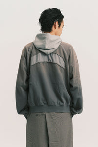 GLORY ZIP HOODIE SLATE GREY