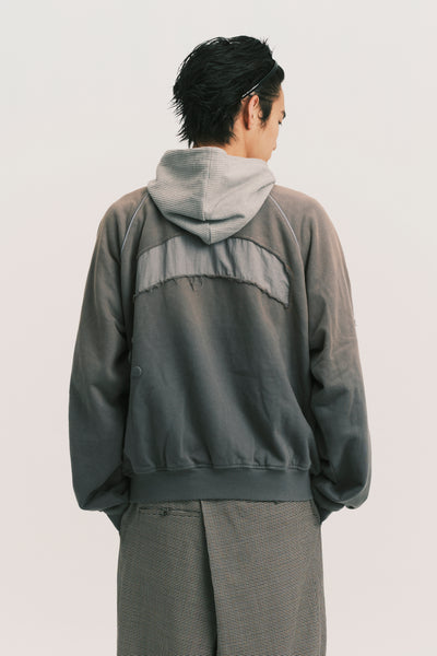 GLORY ZIP HOODIE SLATE GREY