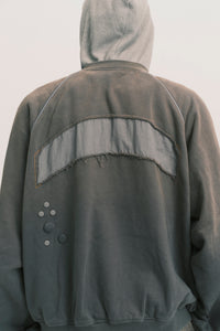 GLORY ZIP HOODIE SLATE GREY