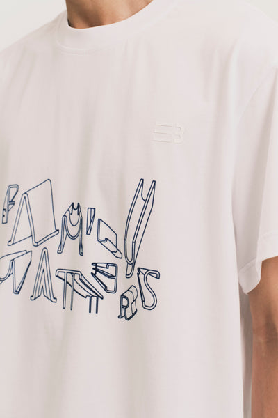 NEAL CHILD'S TEE FREE WHITE