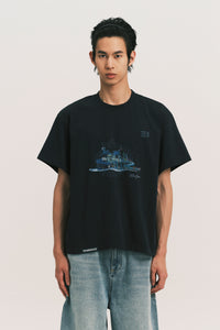 NEAL FUN TEE DEPTH BLUE