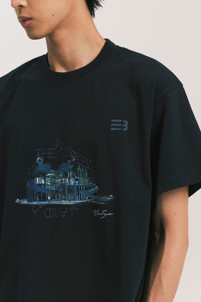 NEAL FUN TEE DEPTH BLUE