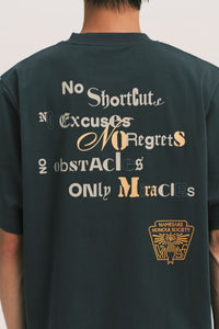 MARYS CROPPED CRAYONS TEE FOG BLUE