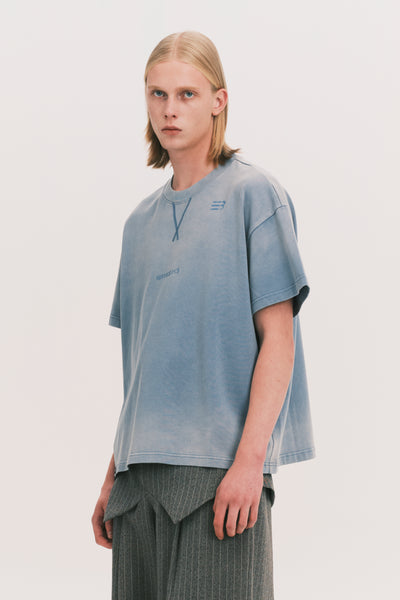 TOBI WASHED LOGO TEE SALT BLUE (NAMESAKE EXCLUSIVE)