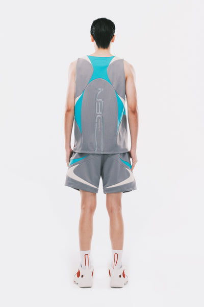 HELIX BASKETBALL SHORTS GHOST GREY
