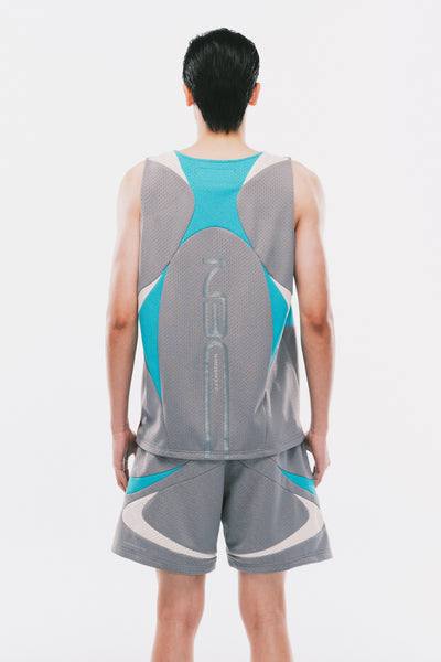 HELIX BBALL JERSEY GHOST GREY