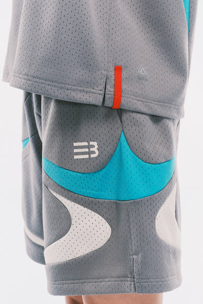 HELIX BASKETBALL SHORTS GHOST GREY