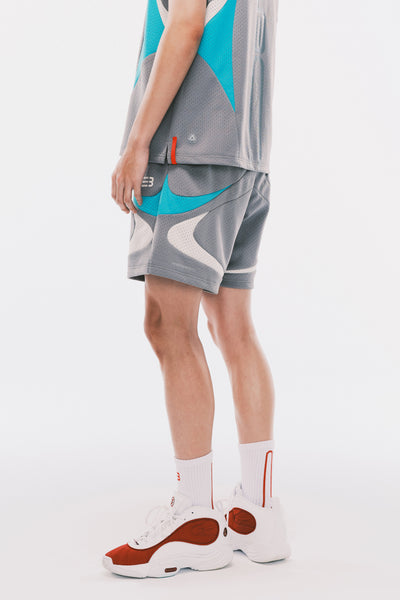 HELIX BASKETBALL SHORTS GHOST GREY