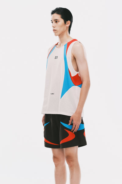 HELIX BBALL JERSEY LUCENT WHITE
