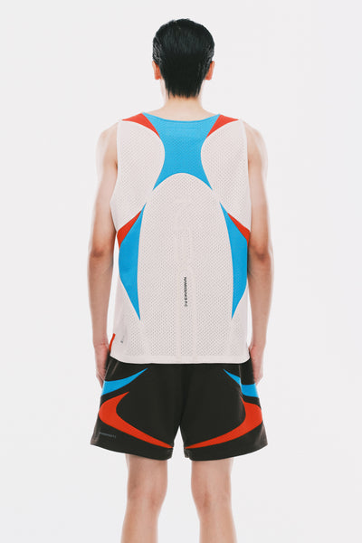 HELIX BBALL JERSEY LUCENT WHITE