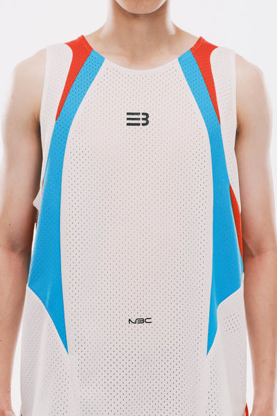 HELIX BBALL JERSEY LUCENT WHITE
