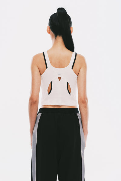 BEC RIBBED TANK LUCENT WHITE
