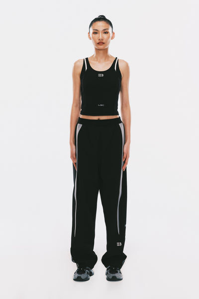 BEC RIBBED TANK EUPHORIC BLACK