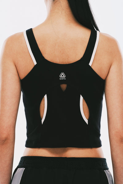 BEC RIBBED TANK EUPHORIC BLACK