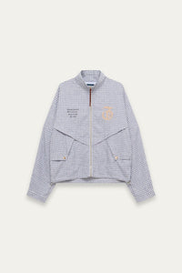 DAVID TRACK JACKET RECYCLE PLAID