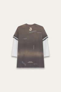 STANDY 3-LAYERED TEE PUBBLE GREY