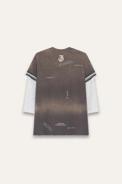 STANDY 3-LAYERED TEE PUBBLE GREY