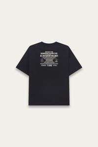 TOBI OVERSIZED NOTICE TEE EUPHORIC BLACK