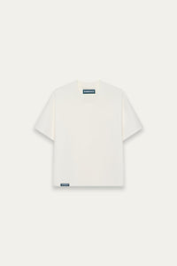 TOBI OVERSIZED LOGO TEE FREE WHITE