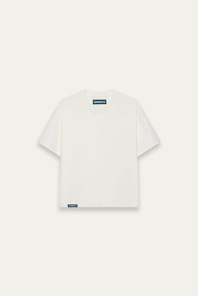 TOBI OVERSIZED LOGO TEE FREE WHITE