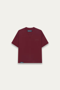 TOBI OVERSIZED LOGO TEE RUST BURGUNDY (NAMESAKE EXCLUSIVE)