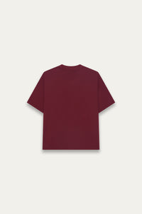 TOBI OVERSIZED LOGO TEE RUST BURGUNDY (NAMESAKE EXCLUSIVE)