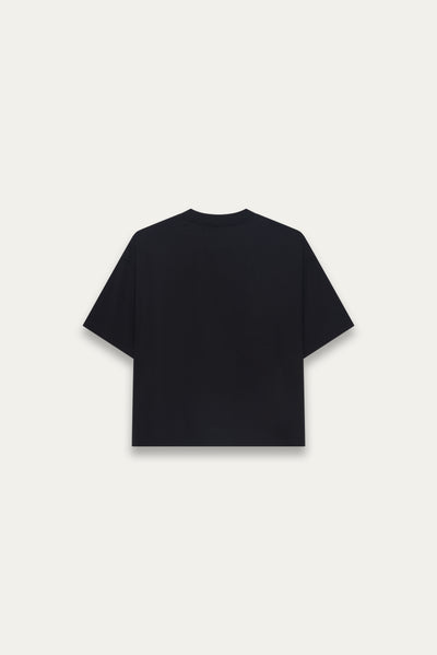 MARYS CROPPED HOME TEE EUPHORIC BLACK (NAMESAKE EXCLUSIVE)