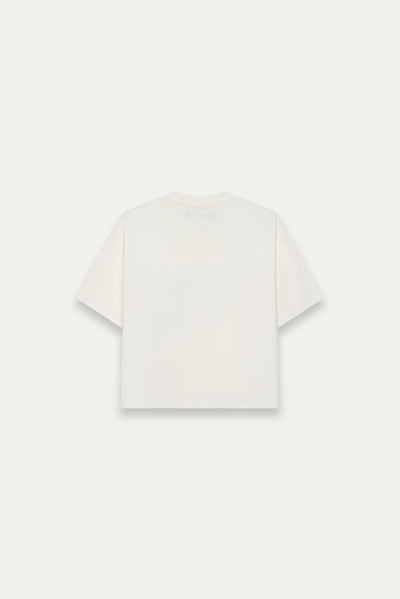 MARYS CROPPED HOME TEE FREE WHITE (NAMESAKE EXCLUSIVE)