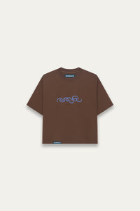 MARYS CROPPED NMSK TEE MARSH BROWN