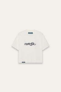 MARYS CROPPED NMSK TEE FREE WHITE