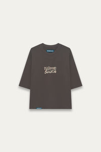 MAYO OVERSIZED CARABINER TEE PUBBLE GREY