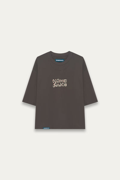 MAYO OVERSIZED CARABINER TEE PUBBLE GREY