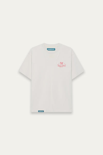 SAVA OVERSIZED ROADMAP TEE CANNOLI CREAM (NAMESAKE EXCLUSIVE)