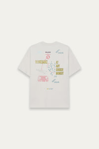 SAVA OVERSIZED ROADMAP TEE CANNOLI CREAM (NAMESAKE EXCLUSIVE)