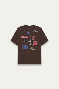 SAVA OVERSIZED ROADMAP TEE MARSH BROWN (NAMESAKE EXCLUSIVE)