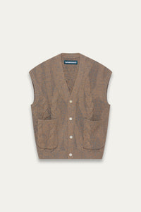 MARINA SLEEVELESS VEST ASH BLUE (NAMESAKE EXCLUSIVE)