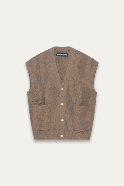 MARINA SLEEVELESS VEST ASH BLUE (NAMESAKE EXCLUSIVE)