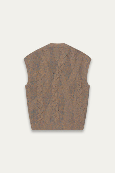 MARINA SLEEVELESS VEST ASH BLUE (NAMESAKE EXCLUSIVE)