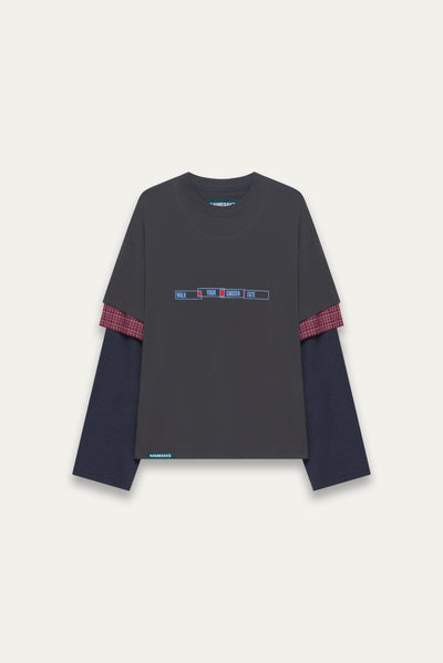 CHUCK 3-LAYERED TEE DEPTH BLUE