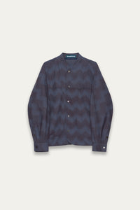 COMO FLEECE SHIRT SPACE WAVE BLUE (NAMESAKE EXCLUSIVE)
