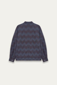COMO FLEECE SHIRT SPACE WAVE BLUE (NAMESAKE EXCLUSIVE)