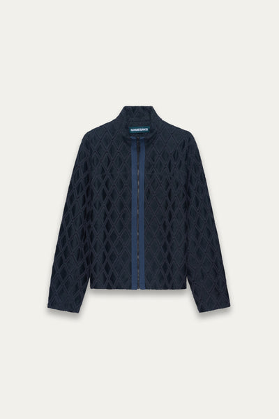 GARNETT TRACK SHIRT AEGAN BLUE (NAMESAKE EXCLUSIVE)