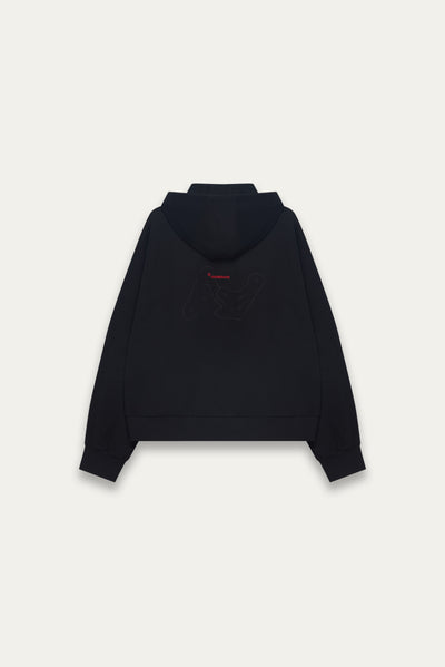 PORTS POP-UP HOODIE EUPHORIC BLACK