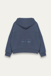 MAURICE WARM-UP HOODIE FOG NAVY
